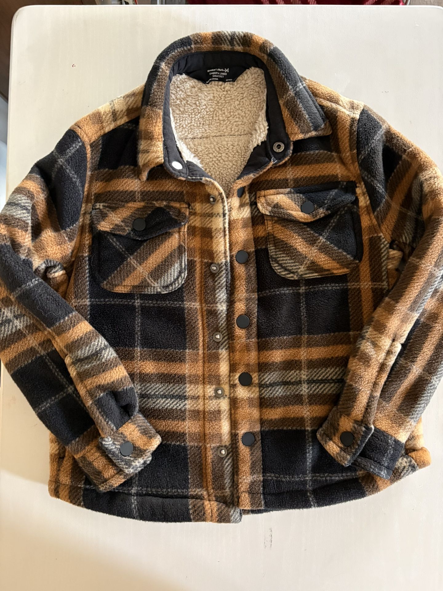 Boys Sherpa Jacket  Size 4/5