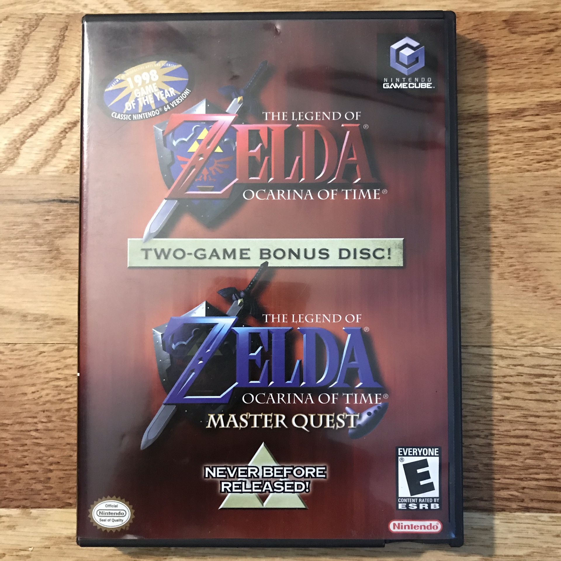 Legend of Zelda Ocarina of Time Master Quest Nintendo GameCube