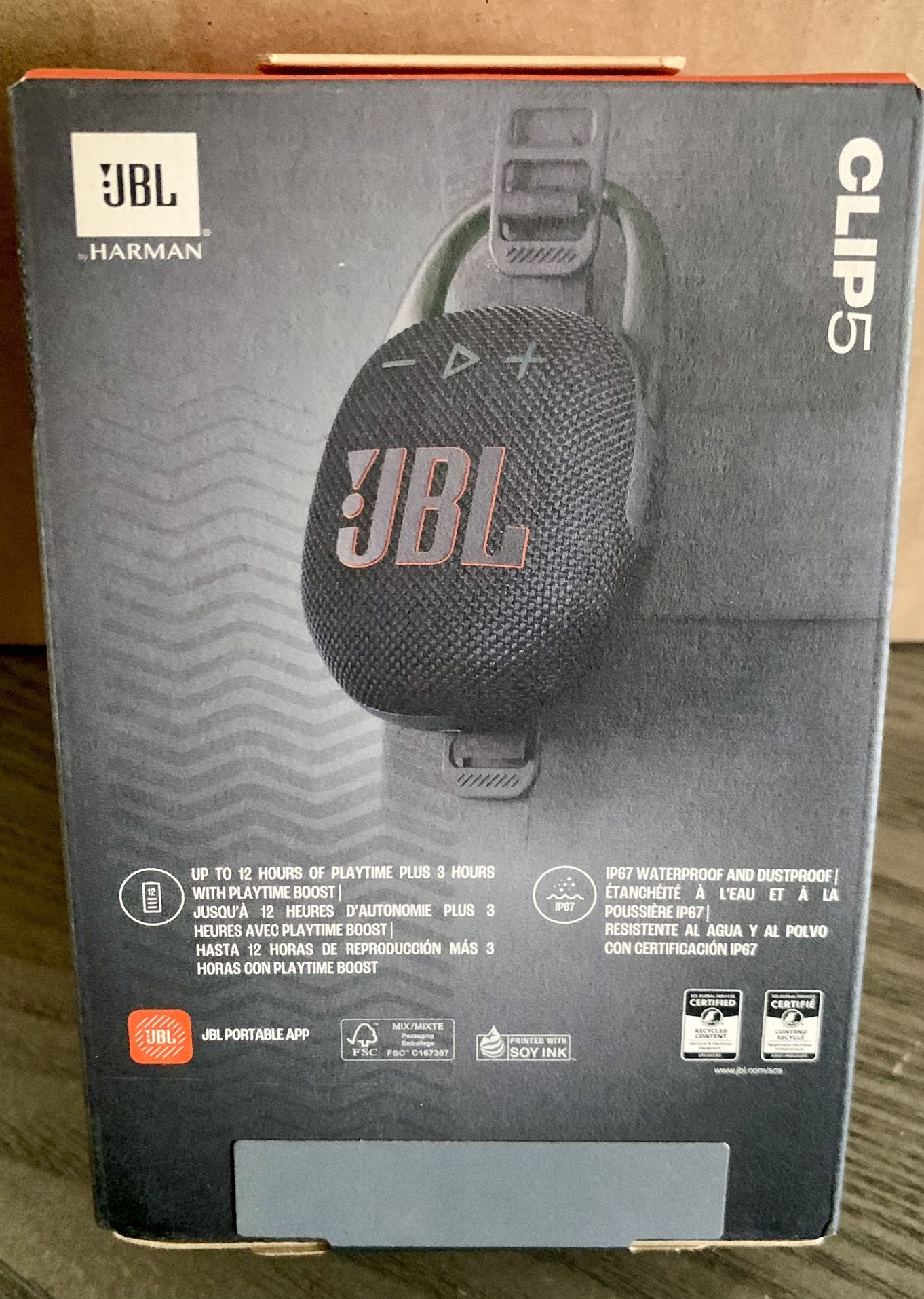 JBL Clip 5 Bluetooth Speaker