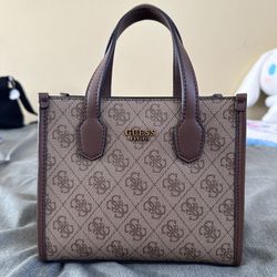 Guess brown hand bag