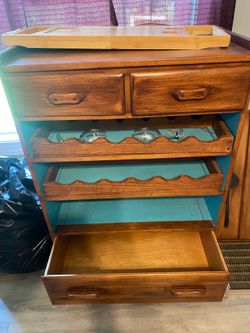 Vintage wine dresser