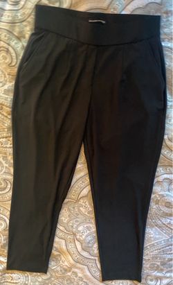 Hilary Radley Women’s Black Pull-On Ankle Pants Size Small
