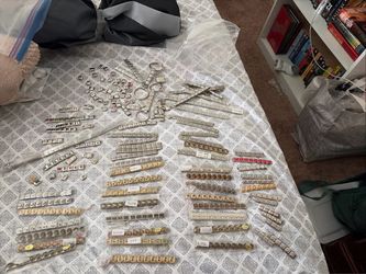 Italian charm bracelet lot