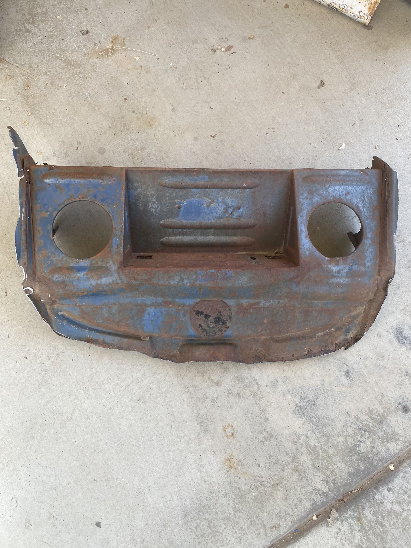 vw 58-60 Beetle Tire Tray Section
