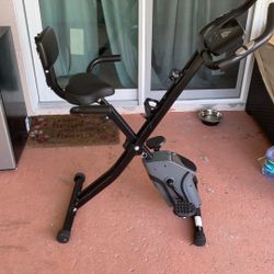 Crane foldable exercise bike