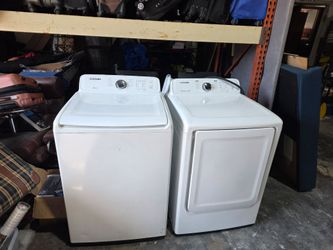 Samsung washer.and electric dryer