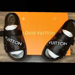 Louis Vuitton Sandals Slides Brand New With Box And Dust Bag Obo 