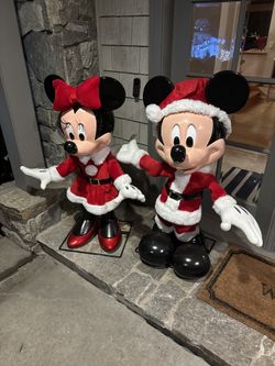 4 ft. Animated Holiday Mickey And Minnie Christmas Mouse