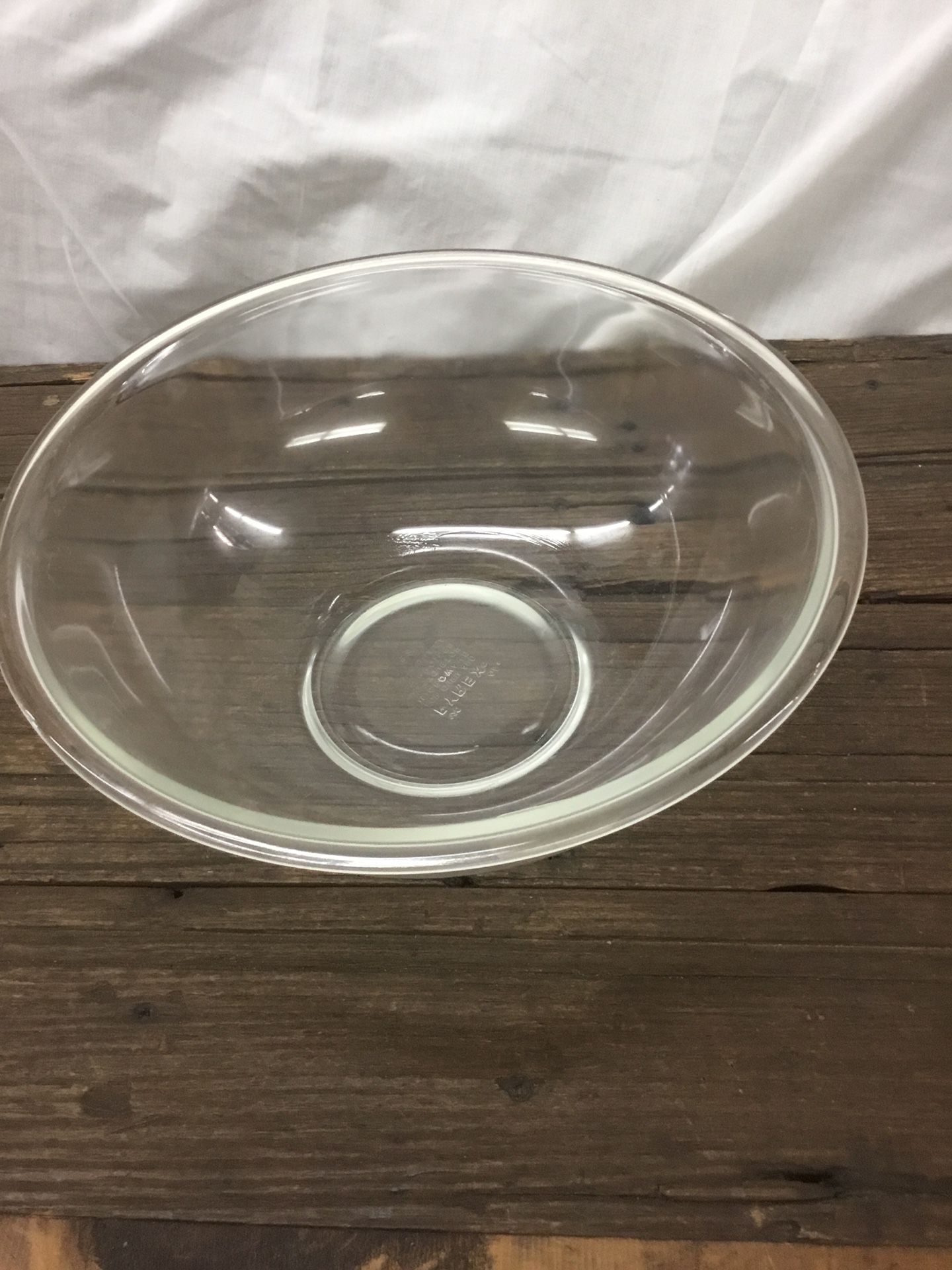 Pyrex Glass Mixing Bowl 12” Diameter