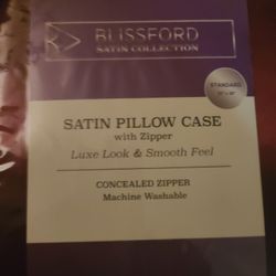 Burgundy satin Pillowcase 