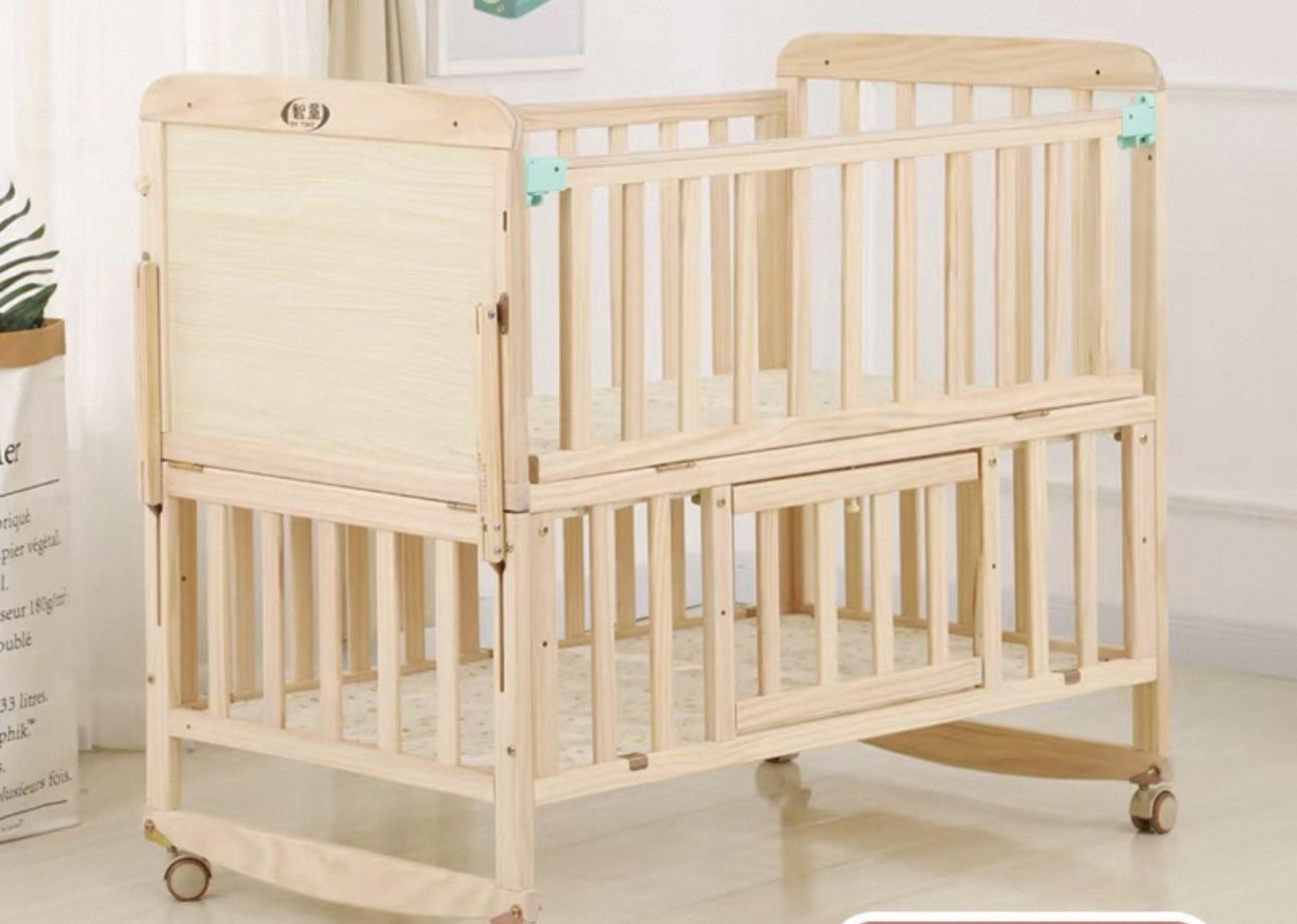 crib with cradle