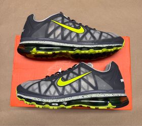 Nike Air Max 2011 + Volt Grey Men’s size 13 Running Shoes Rare!