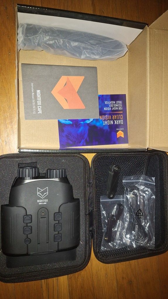 Nightfox Cape Night Vision Goggles | 1x Magnification | 55 Yard Range
