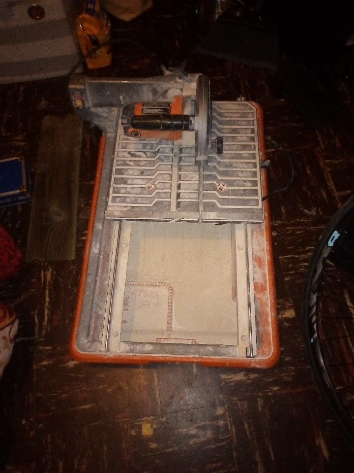 Ridgid Wet Tile Saw