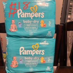 Pampers Two Bags $18 Size 3