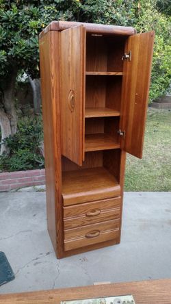 Cali King Size Low Headboard with 2 tall drawers (Real Wood)