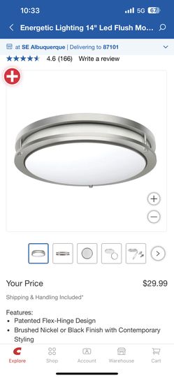 LED flush mount