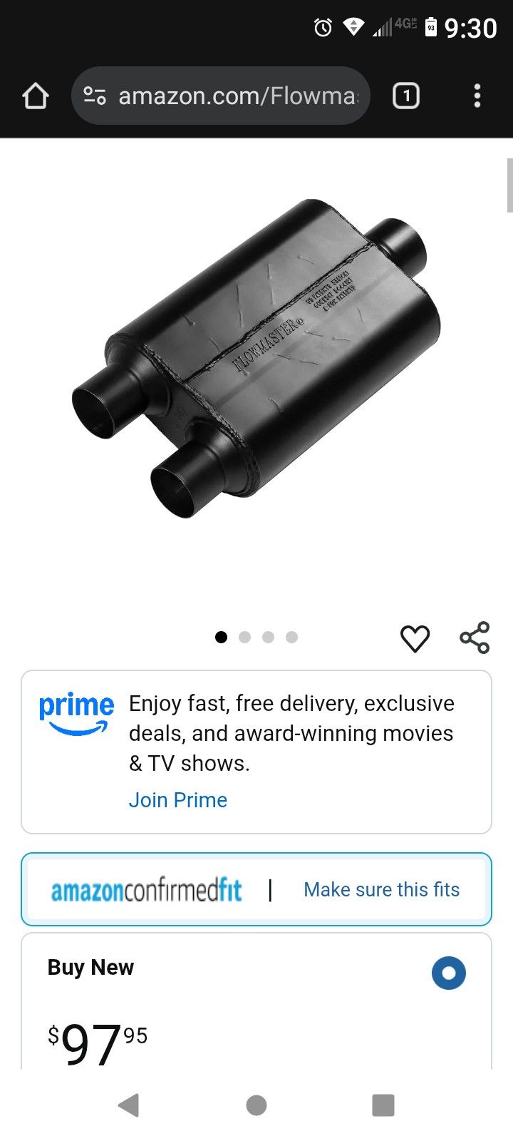 Brand New Never Installed Flowmaster 40 Series