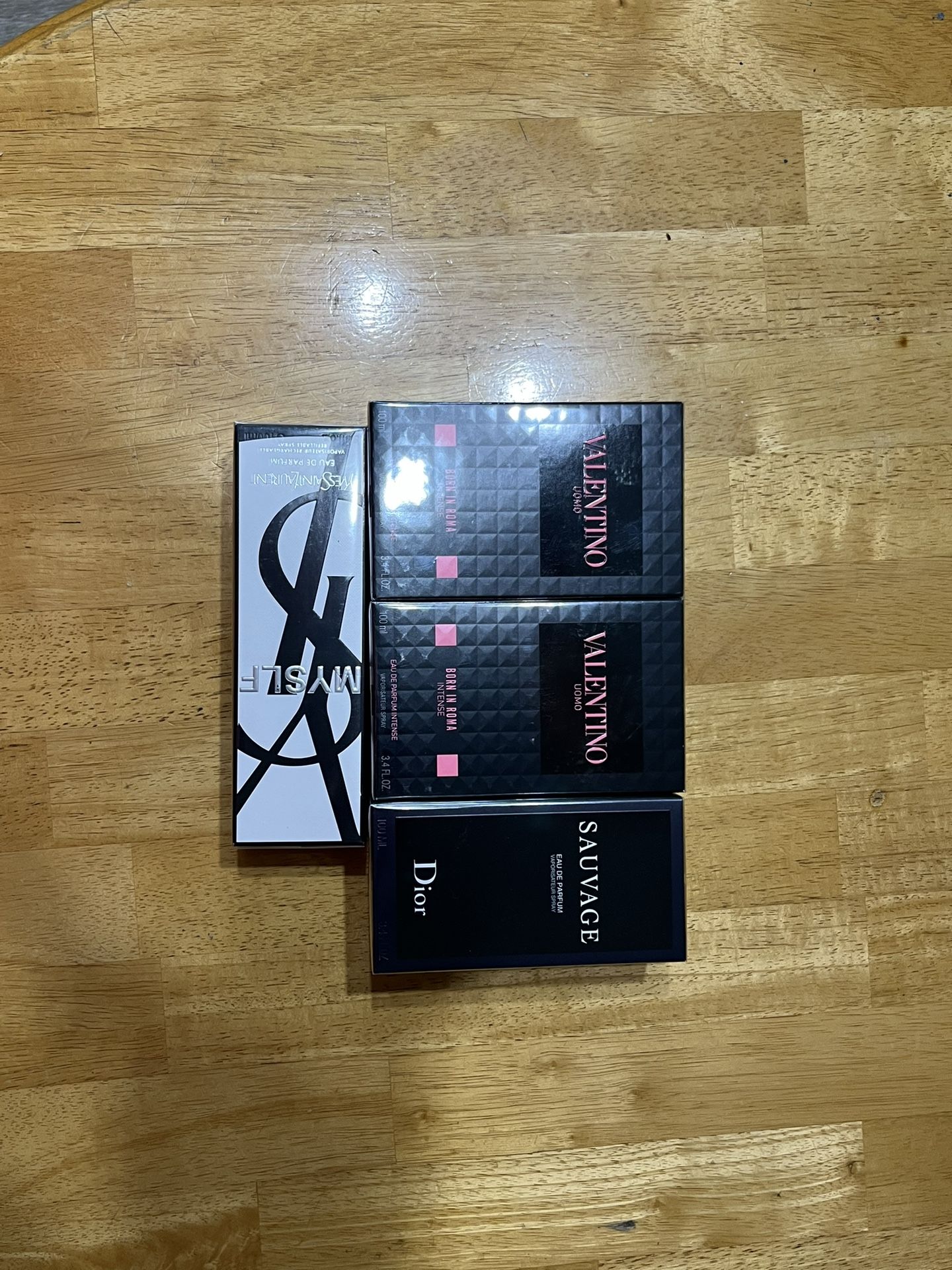 Colognes Valentino Dior Sauvage And Ysl My Self