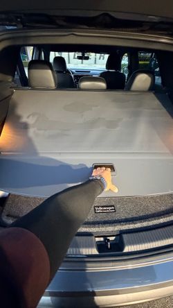 OEM VW Tiguan Cargo Cover 2018-2024 Black Privacy Trunk Shade 5NN061167