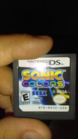Nintendo DS sonic colors