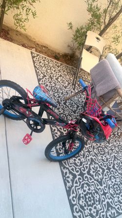Spiderman toddler kids bike - new