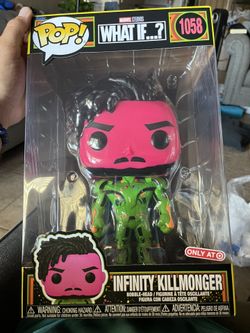 Funko POP! Jumbo: What If? - Killmonger Blacklight (Target Exclusive) NEW