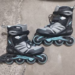 Rollerblade Zetrablade Women's Inline Skates w/ Pads & Helmet