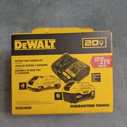 Dewalt 20V Max Two Battery and Charger Kit