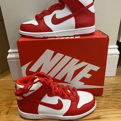 Nike Dunk High ‘Championship White Red’ Size 3Y (PS) Boys 
