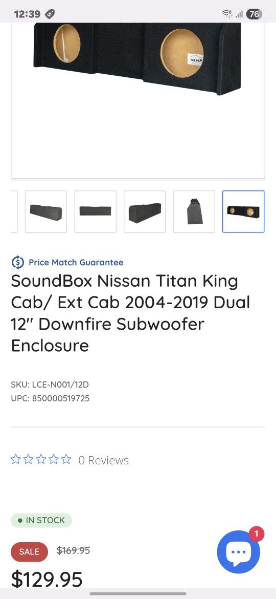 subwoofer Box under seat for 2004 titan