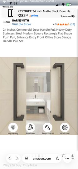 New 2 modern door hardware/ handles