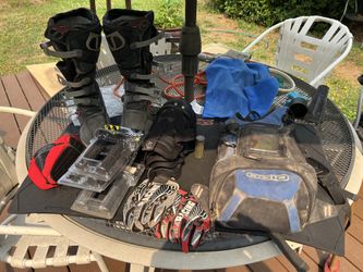Offroad Gear, Boots, Ogio Backpack w/hydration, knee and elbow protectors, gloves and grips