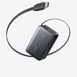 Anker Nano power bank (10k 45w built-in retractable USB-C cable)