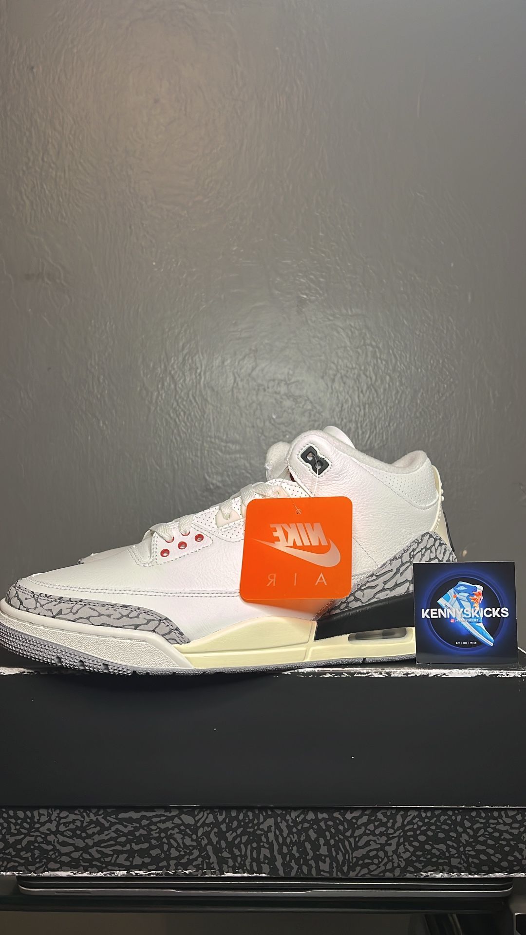 Jordan 3 Retro White Cement Reimagined Size 6Y