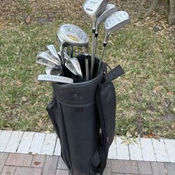 Ladies Palm Springs and. Wilson golf club set. Complete right handed set with golf bag