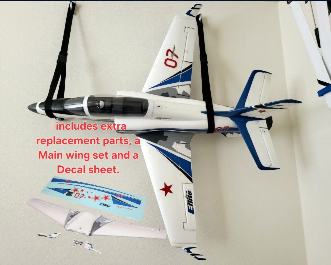 e-flite Viper 70mm EDF Jet BNF With Upgradeds and with extra New replacement Parts.