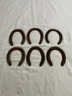 Authentic Iron Metal Horseshoe Rustic 