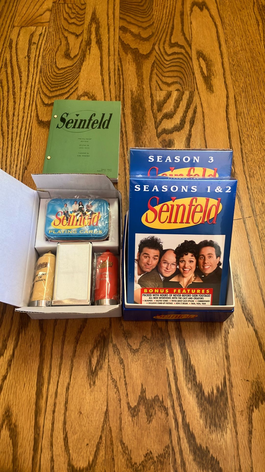 Seinfeld SEALED 40 DVD Episodes Seasons 1,2,3 