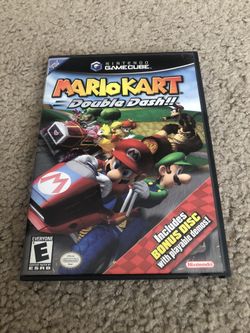 Mario Kart Double Dash (Nintendo GameCube, 2003) Complete W/ Manual & Bonus Disc