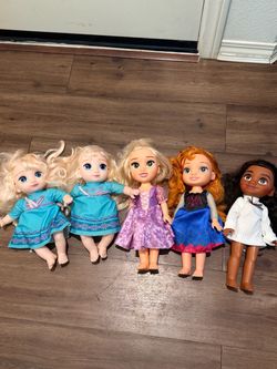 Disney Princess & Frozen Dolls – Set of 5- 13” height
