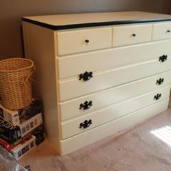 Cream Farmhouse Dresser / Buffet Cabinet