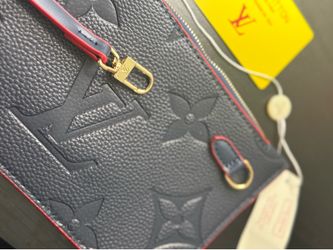 Navy blue Pouch with red trim NeW