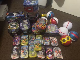 Empty Pokemon tins