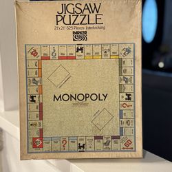 Vintage Monopoly Jigsaw Puzzle