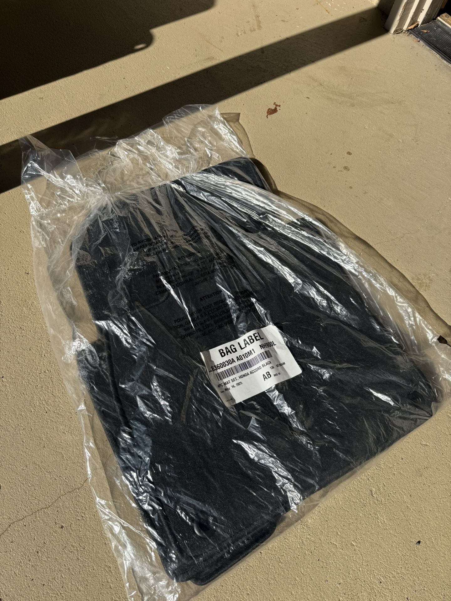 2025 Honda Accord Carpet Mat Set