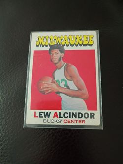 1972 Lew Alcindor Basketball Card
