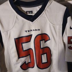 Texans White Brian Cushing Jersey #56