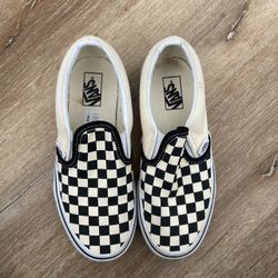 used kids slip on vans, size 3