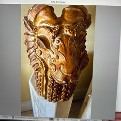 Artistic  of a ram's head